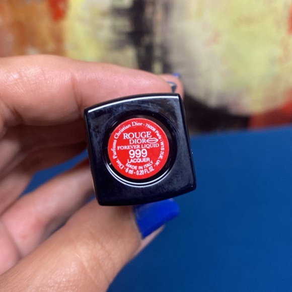 Dior Rouge Dior Forever Liquid Lacquer Lipstick in 999 Lacquer - Picture 1 of 3